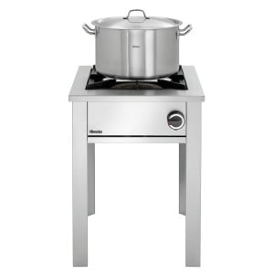Professionele gasfornuis op poten - 1 brander - 280 mm Bartscher 1050603