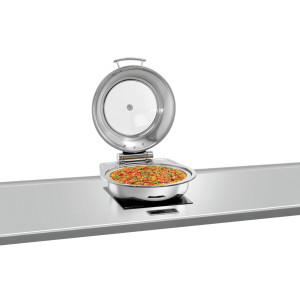 Chafing Dish Flexibel Rond met Afneembare Deksel - 6,2 L - Bartscher