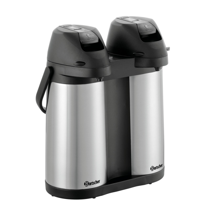 Thermos met pomp Duo - 2 x 1,9 L - Bartscher