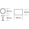 Professioneller Geschirrspüler US PPlus 500 LPR mit Abwasserpumpe - 50 x 50 cm