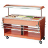 Schaalhouder voor verwarmd en gekoeld buffet - 4 x GN 1/1