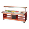 Schaalhouder voor verwarmd en gekoeld buffet - 6 x GN 1/1