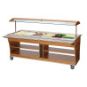 Schaalhouder voor verwarmd en gekoeld buffet - 6 x GN 1/1