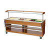 Schaalhouder voor verwarmd en gekoeld buffet - 6 x GN 1/1