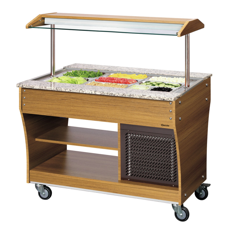 Buffet/Saladebar met koeling - 3 x GN 1/1