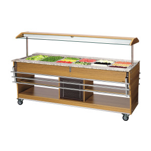 Buffet/Bar à Salades Réfrigéré - 6 x GN 1/1