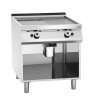 Plaatgrill Breedte 800 - 1/2 Glad 1/2 Geribbeld - Gas