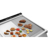 Snackplatte Breite 800 - 1/2 Glatt 1/2 Gerillt - Gas