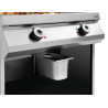 Plaatgrill Breedte 800 mm - 1/2 Glad 1/2 Geribbeld - Elektrisch