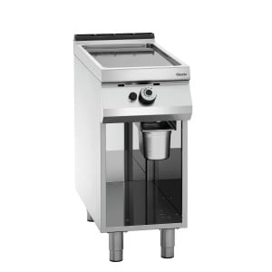 Gladde Snackplaat - L 400 mm - Gas