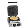 Professional Waffle Maker - 5 Heart-Shaped Waffles - Bartscher