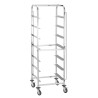 ASP700 Bartscher washing rack trolley: Efficient professional storage.