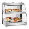 Heated Display Case 5900 2ER Bartscher in Stainless Steel