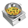 Sauteuse wok professionnelle Bartscher - Acier inoxydable - 22L