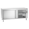 Professional stainless steel warming cabinet for optimal heat retention