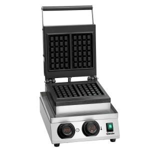 Professionele wafelijzer MDI 1BW-AL Bartscher | Brusselse wafel en vermogen 1800W