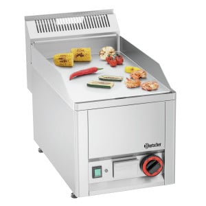 Plancha GPL 320E-G Bartscher: Glatte verchromte Platte und Leistung 3000W