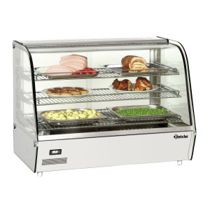 Bartscher DeliPlus II heated display case in stainless steel