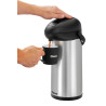 Thermos met pomp 5L Bartscher - Optimale bewaring, ideaal voor professionals.