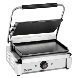 Contactgrill Panini 1G Bartscher - Gladde platen voor heerlijke snacks