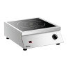 Professional induction hob Bartscher ITH 35-265 - Power 3500W and 20 levels - Stainless steel