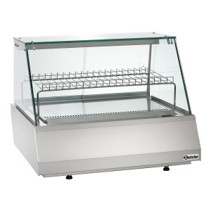 Koelvitrine 2/1 GN van plat glas Bartscher | Professionele keuken