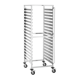 Gastronorm Trolley AGN1800-2/1 Bartscher in Stainless Steel - Robust and Spacious