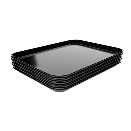 Black melamine presentation dish 210x280 mm Bartscher - Elegance and professionalism in the kitchen