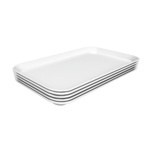 White melamine presentation dish Bartscher - Quality and refinement