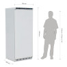 White Positive Refrigerated Cabinet - 600 L