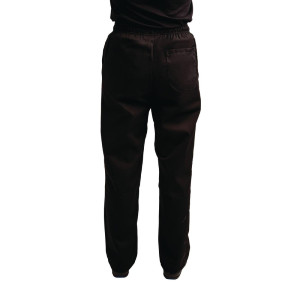 Küchenhose Easyfit Schwarz mit Teflon-Beschichtung - Größe S - Whites Chefs Clothing - Fourniresto