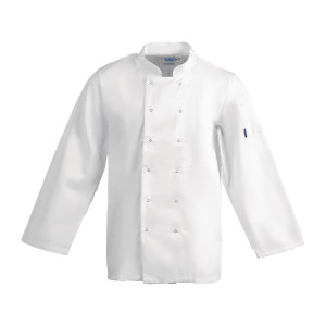 Koksbuis Unisex Wit Met Lange Mouwen Vegas - Maat L - Whites Chefs Clothing - Fourniresto