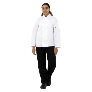 Koksbuis Unisex Wit Met Lange Mouwen Vegas - Maat L - Whites Chefs Clothing - Fourniresto