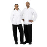 Witte unisex koksbuis met lange mouwen Vegas - Maat M - Whites Chefs Clothing - Fourniresto