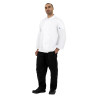 Witte unisex koksbuis met lange mouwen Vegas - Maat M - Whites Chefs Clothing - Fourniresto