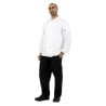 Witte unisex koksbuis met lange mouwen Vegas - Maat S - Whites Chefs Clothing - Fourniresto