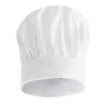 Toque van Chef Tallboy - Maat M 58 cm - Witte Chefskleding - Fourniresto