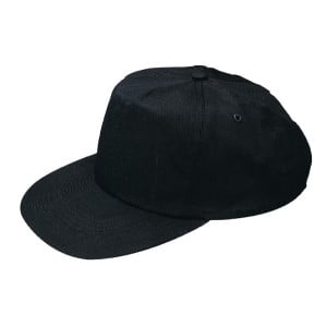 Casquette Baseball Noire Avec Sangle Réglable - Taille Unique - Whites Chefs Clothing - Fourniresto