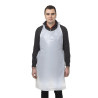 Disposable White Polyethylene Apron - Pack of 100 - FourniResto - Fourniresto