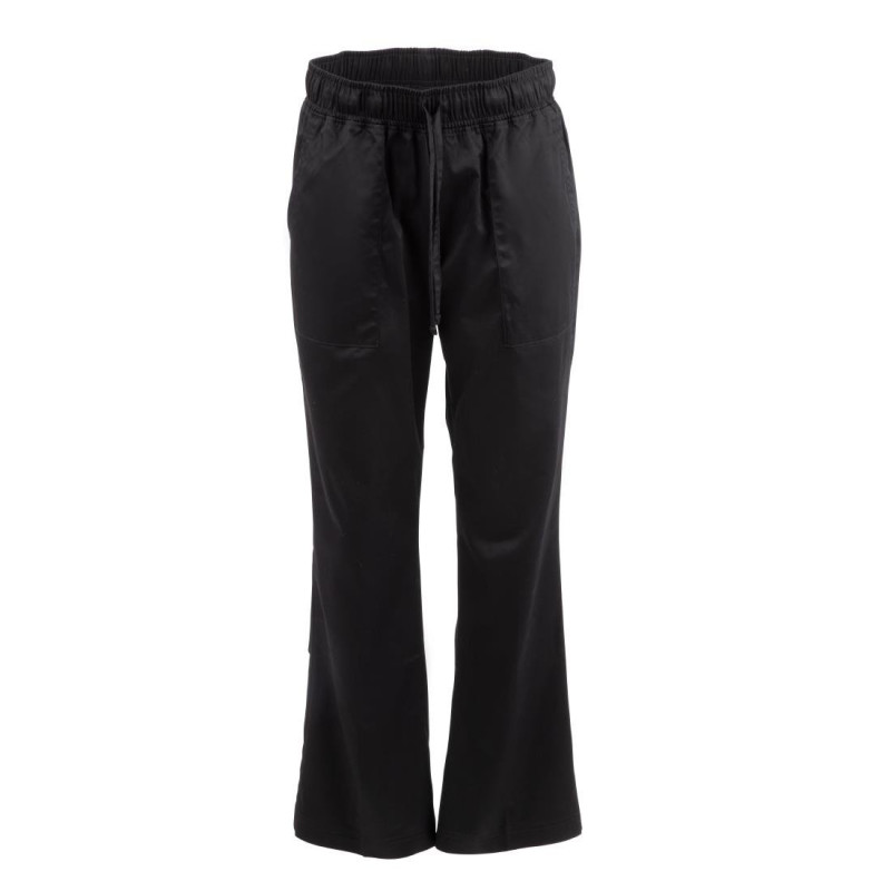 Pantalon De Cuisine Femme Noir Executive - Taille S - Chef Works - Fourniresto