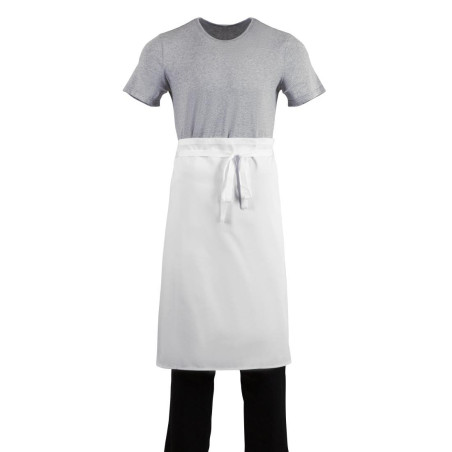 Standaard wit schort 914 x 762 mm - Whites Chefs Clothing - Fourniresto