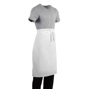 Standaard wit schort 914 x 762 mm - Whites Chefs Clothing - Fourniresto