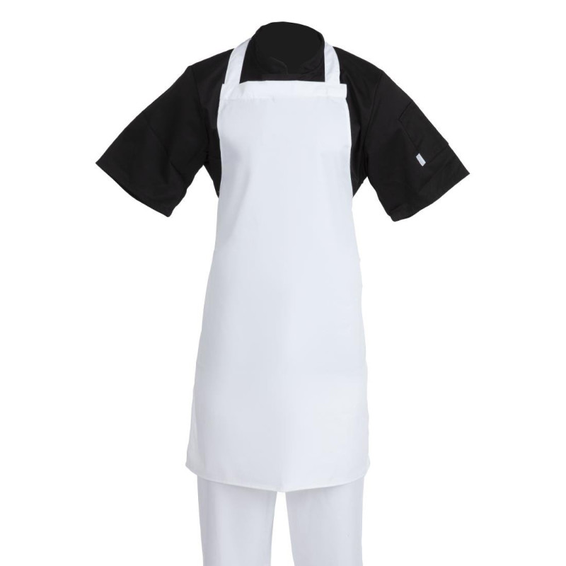 Schort met kruisband Wit 711 x 656 mm - Whites Chefs Clothing - Fourniresto