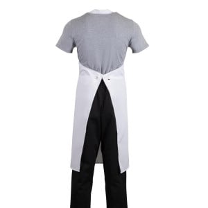 Schort met kruisband Wit - Maat XL 915 x 1066 mm - Whites Chefs Clothing - Fourniresto