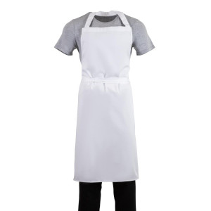 Schort met kruisband Wit - Maat XL 915 x 1066 mm - Whites Chefs Clothing - Fourniresto