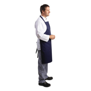 Schürze Latz Marineblau 710 x 970 mm - Whites Chefs Clothing - Fourniresto