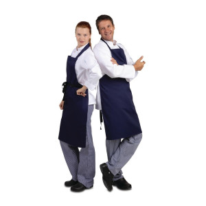 Schort Bavette Marineblauw 710 x 970 mm - Whites Chefs Clothing - Fourniresto