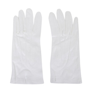 White Service Gloves for Men - Size S/M - FourniResto - Fourniresto