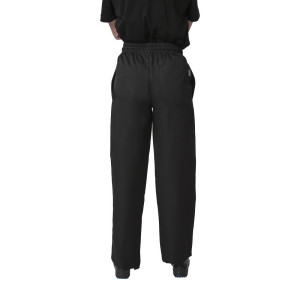 Broek voor in de keuken unisex zwart Vegas - Maat L - Whites Chefs Clothing