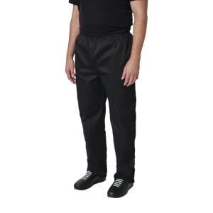 Broek voor de keuken unisex zwart Vegas - Maat XL - Whites Chefs Clothing - Fourniresto